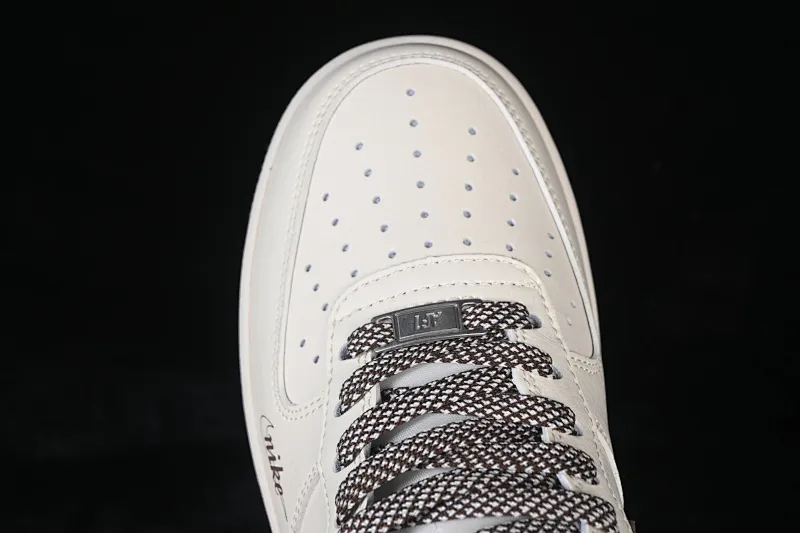 All categories Nk Air Force 1 Air Force series Nk Air Force 1 Low Air Force low top Nike Air Force 1'07 Low Ghostface joint white brown suede Air Force 1 low top casual sneakers XD9314-614